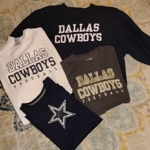 NFL Dallas Cowboys Kids Sweatshirts & Hoodies - Black, White, Gray